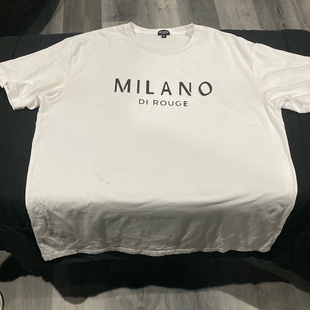Milano Di Rouge White Short Sleeve Tee